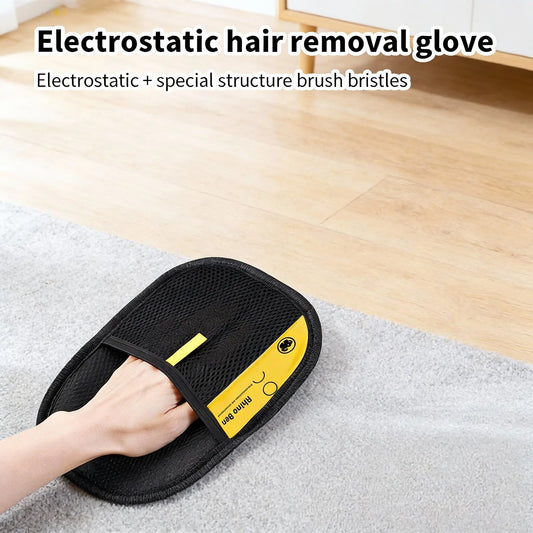 Enhanced Pet Hair Removal Gloves for Efficient Home Use, Precision Fit, and Rapid Hair Collection