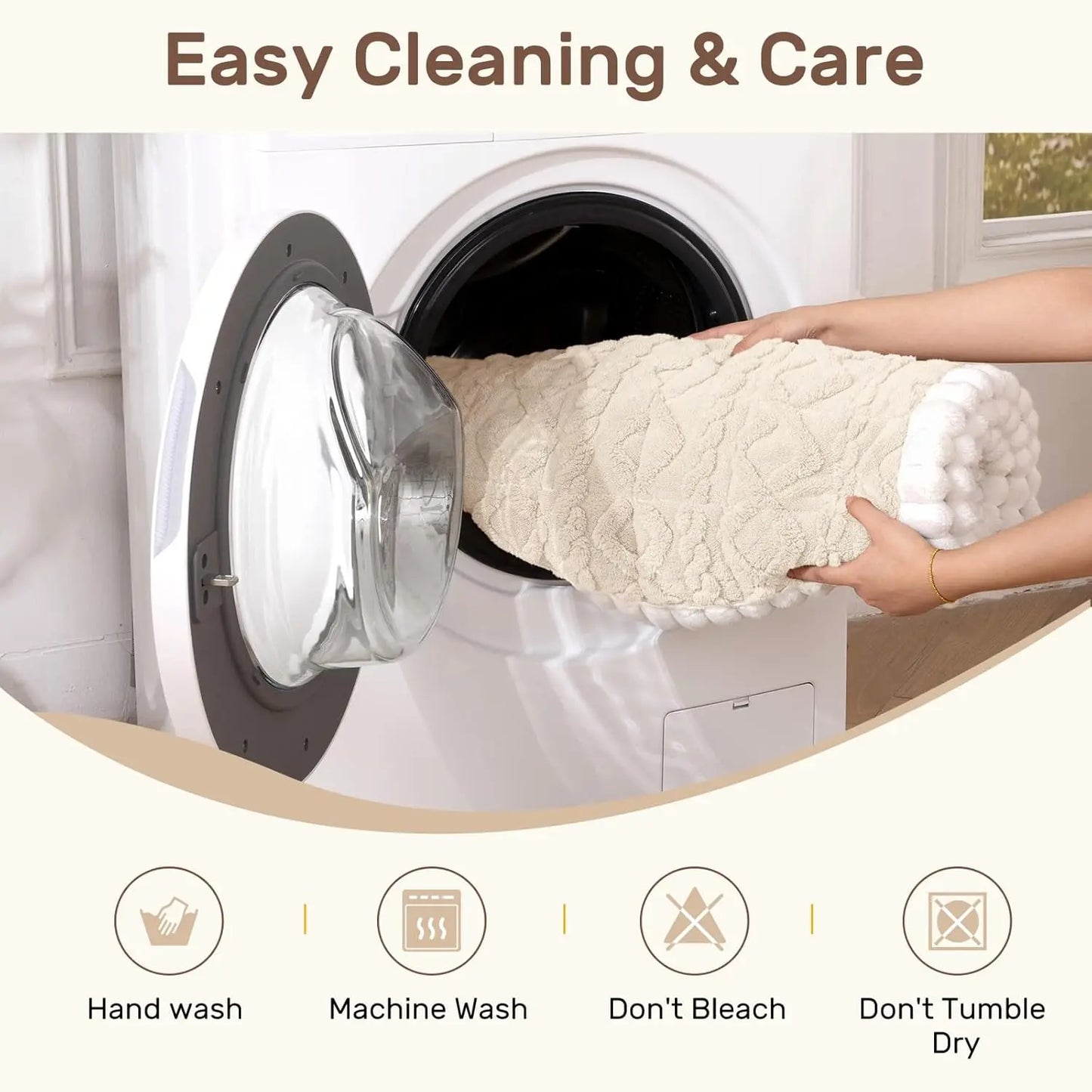 Inovaday Washable Non-Slip Sofa Cover for 3-Cushion Couches - Durable Pet-Friendly Protector and Bed Mat for Dogs